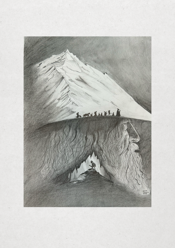 Gandalf, mountain.